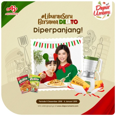 Periode #LiburanSeru BersamaDelito Diperpanjang!